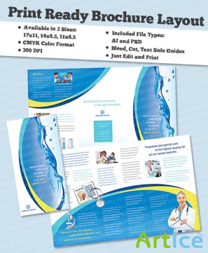 Templates for Design - Progressive Science Brochure 11 x 8.5 BoxedArt