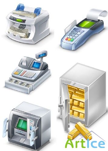 3d model store, bank accessories