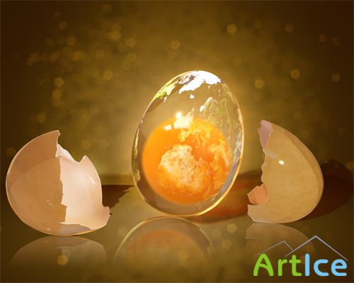 Crystal egg