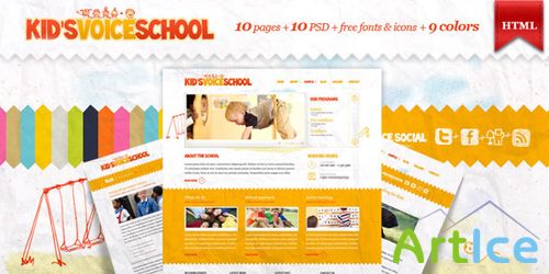 ThemeForest - Kids Voice School - HTML Template - RETAIL