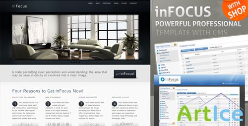 ThemeForest - inFocus - Powerful Professional Template with E-Shop