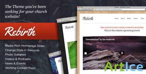 ThemeForest - Rebirth - The WordPress Theme for Churches