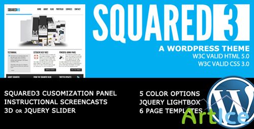 ThemeForest - SQUARED3 v3.1.1 - WordPress Theme