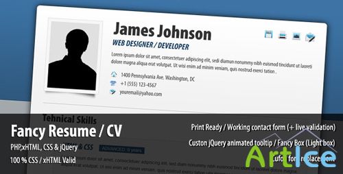 ThemeForest - Fancy Resume / CV