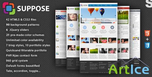 ThemeForest - Suppose - Premium HTML5 Theme - Rip