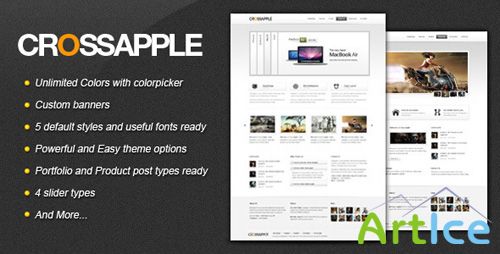 ThemeForest - Cross Apple - Clean Business WordPress Theme