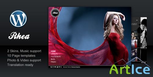 ThemeForest - Rhea For Photography Creative Portfolio v1.0 for Wordpress 3.x