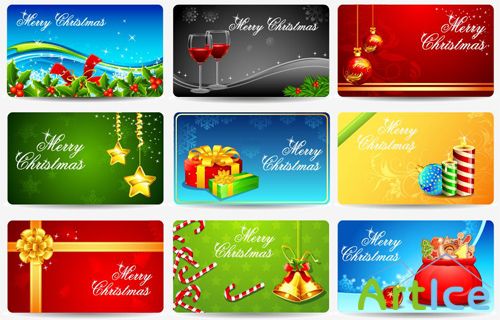 Christmas Cards Vector