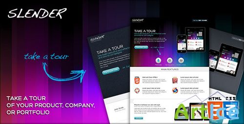 ThemeForest - SLENDER - Take a tour landing micro site - Rip