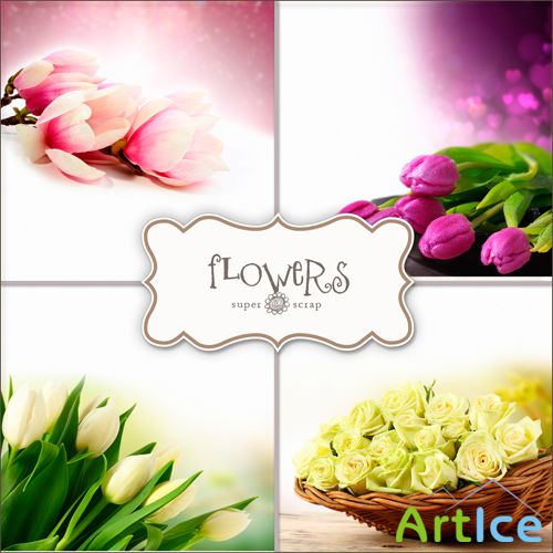 Textures - Flowers Backgrounds #34