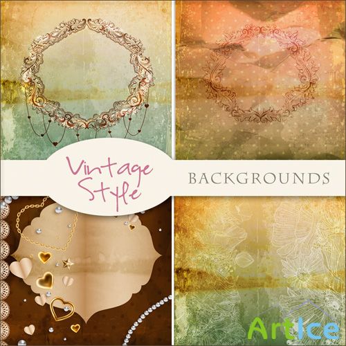 Textures - Old Vintage Backgrounds #66