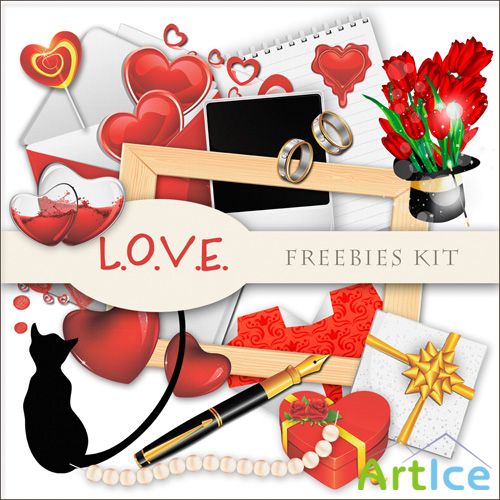 Scrap-kit - Love