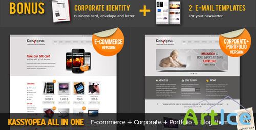 ThemeForest - Kassyopea All In One: Ecommerce + Corporate v1.5 - FULL