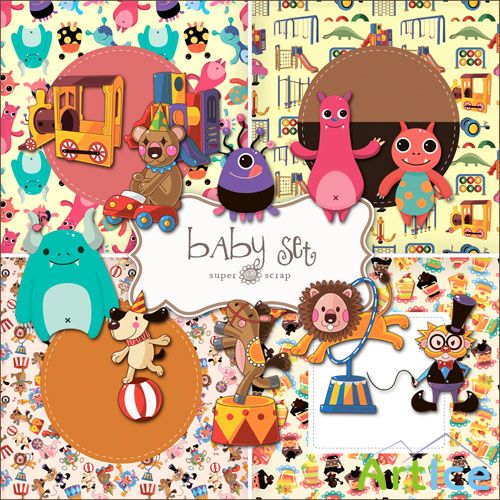 Scrap-set - Baby Set