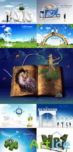 PSD collection for Photoshop 2011 pack # 67