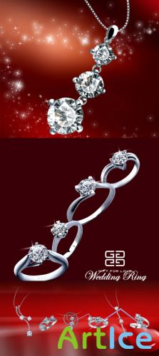 PSD Jewelry with Diamonds