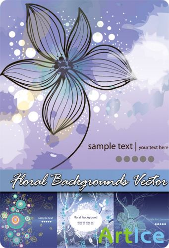 Floral Backgrounds Vector