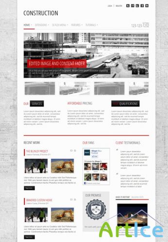 Shape5 - Construction - January 2012 Joomla Club Template - J1.5 & J1.7