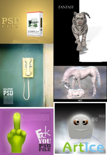 PSD collection for Photoshop 2011 pack # 77