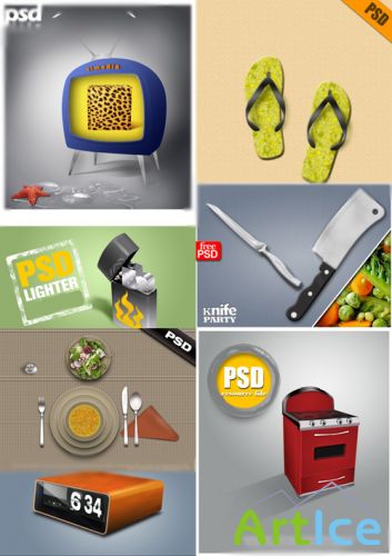 PSD collection for Photoshop 2011 pack # 78