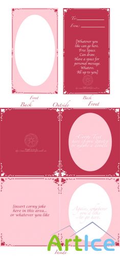 Valentin Cards PSD