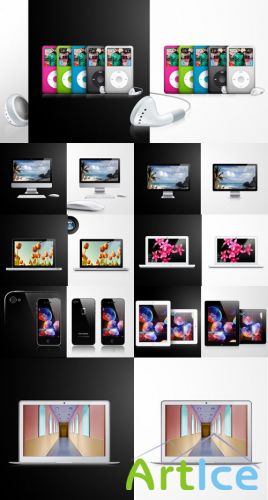 Apple Product - Vector Pack (Adobe AI CS4, EPS)