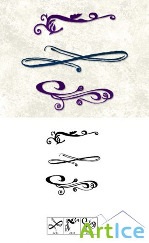 Brushes Set - Doodle Motifs