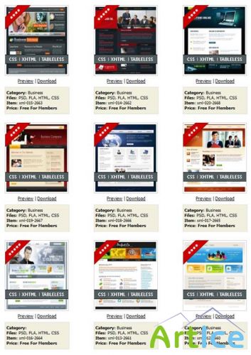 20 Full Flash XML Templates Collection (RETAIL) - Templateworld