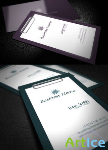 Business Card PSD Template #2