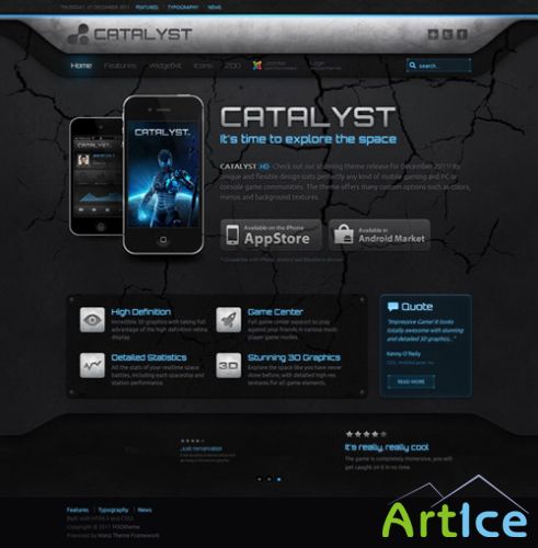 Catalyst v1.0.4  YooTheme Joomla J2.5 Template