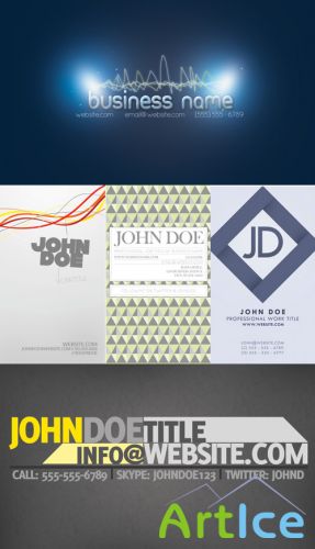 New Collection of Business Cards 2012 pack 3