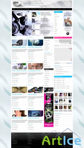 Genre  JoomlaXTC Joomla 2.5 Template