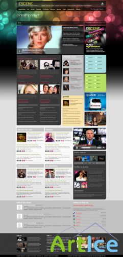 E-Scene - JoomlaXTC Joomla 2.5 Template