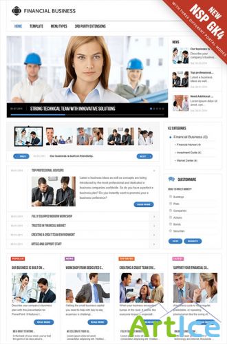 Gavick - Financial Business Joomla 2.5 Template - Retail