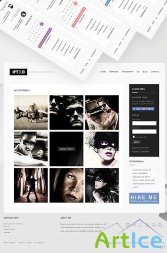 Gavick - MyFolio Joomla 2.5 Template - Retail