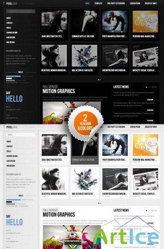 Gavick - Pixellove Joomla 2.5 Template - Retail