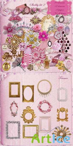 Scrap-set - Shabby 2