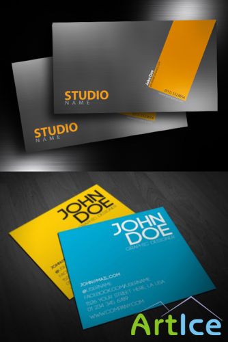 Brushed Business Cards