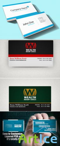 New Psd Business Cards for Photoshop