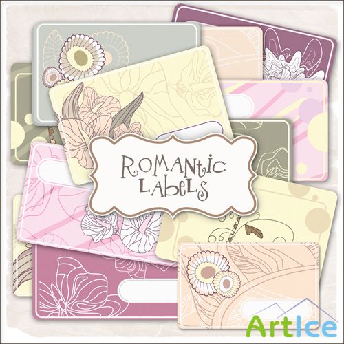 Scrap-kit - Romantic Labels