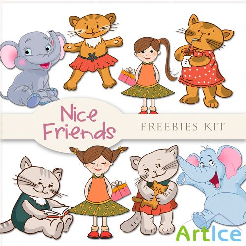 Scrap-kit - Nice Friends