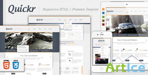 ThemeForest - Quickr - Responsive HTML 5 Premium Template - RIP