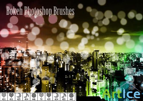 Boken Photoshop Brushes for Photoshop