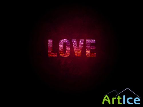 Love Wallpaper Psd for Photoshop