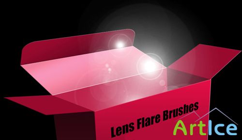 Lens Flare Brushes Set for Photoshop