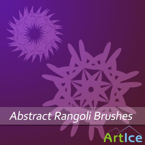 Abstract Rangoli Brushes for Photoshop