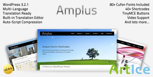 ThemeForest - Amplus - Premium Theme v2.0.4 for Wordpress 3.x