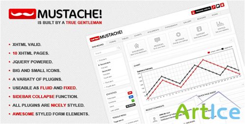 ThemeForest - Mustache! - Admin - RiP