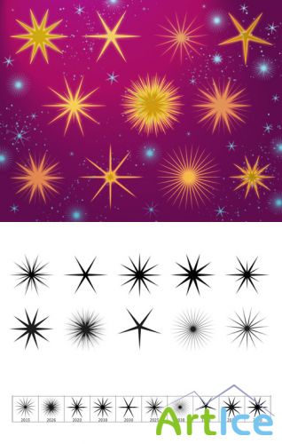 Fairy Stars Brushes set for Photoshop