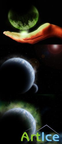 Planet Psd Set for Photoshop